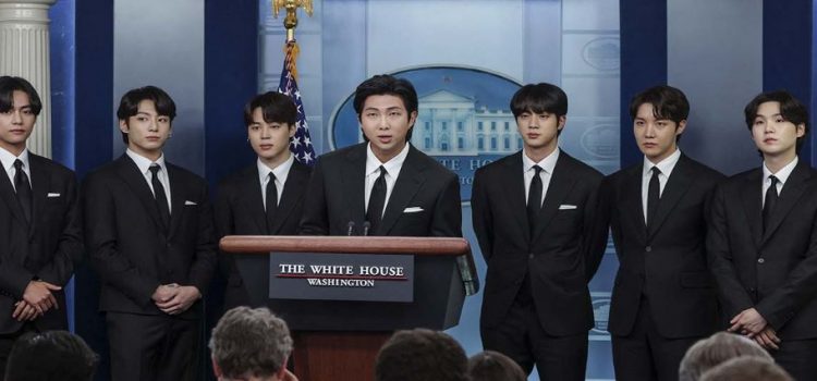 BTS habla en la Casa Blanca sobre racismo contra asiáticos