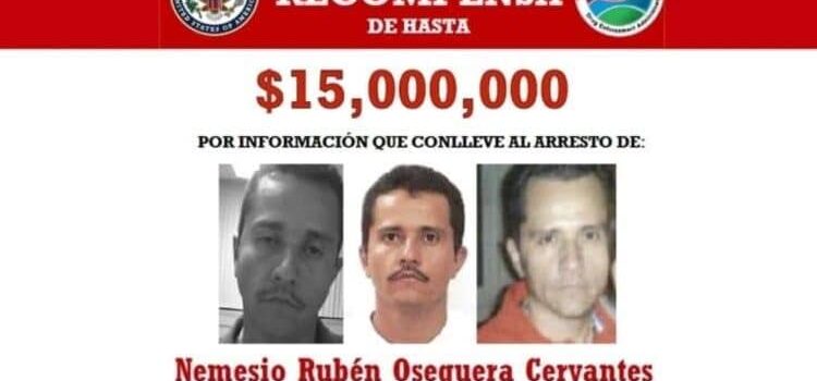 Estados Unidos aumentó la recompensa por «El Mencho» Estados Unidos aumentó la recompensa por «El Mencho»